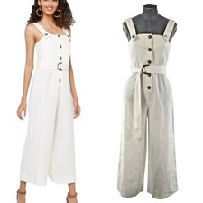 Topshop Jumpsuit Culotte Linen