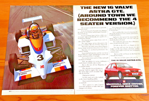 Vauxhall astra gte 16v - vauxhall, 1980s