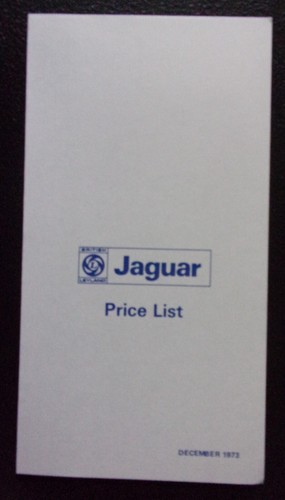 Jaguar range orig 1973 1974 - range,