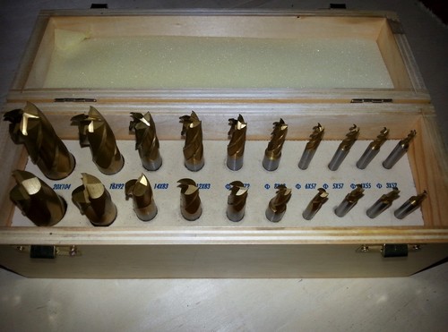 Piece 4 flute end mill - 4,