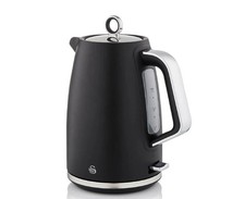 Swan Kettle 3Kw 1.7L SK14017BLK - Serenity Range Fast Boil in Matte Black