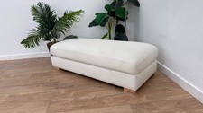 DFS Calix Bench Footstool in Ivory