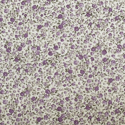 Cotton fabric pretty lilac - fabric,