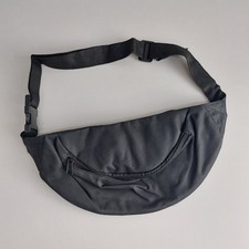 Men's Women's Black Bum Bag
