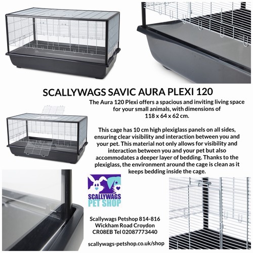 Savic plexi aura hamster cage - plexi,