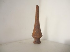 Iron finial fence - finial,