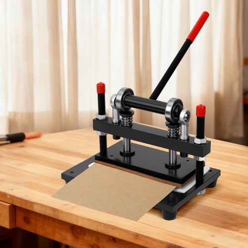 Leather manual die cutting - leather,
