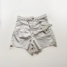 ZARA White High Rise Denim