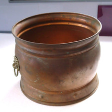 LARGE SIZE VINTAGE COPPER LION