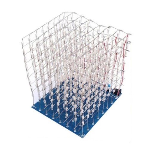 Led cube kit diy - 3d, assembly
