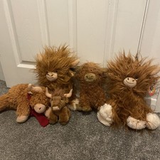 Highland Cow Soft Toy Bundle