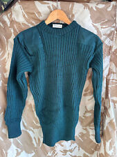 Genuine British Army Commando Green Pull Over Jumper WRAC - Size 4 - 40" Chest