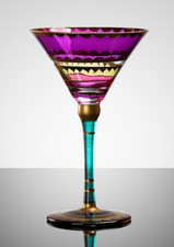 Retro Stemware Drinking Wine