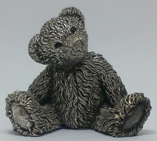 Sterling silver 7cm - teddy, bear