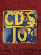 Vintage Enamel Sign.