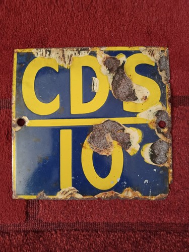 Vintage enamel sign - vintage, sign.