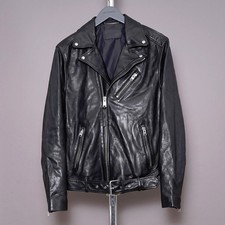 ALL SAINTS Leather Jacket Mens