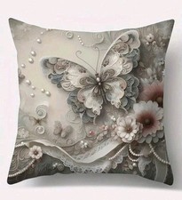 Vintage Butterfly Pearls Lace