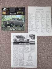 Moskvich 412 Brochure & Specs