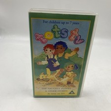 Tots TV VHS Cassette Tape The Naughty Puppies Children’s Kids PAL