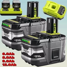 1-4x 8.0Ah Battery For RYOBI P108 18V One Plus High Capacity LithiumIon Charger