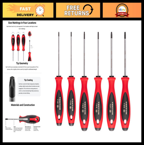 Piece torx screwdriver - torx,