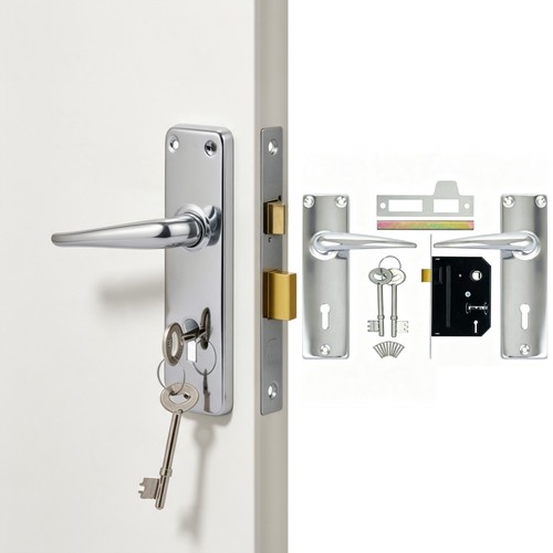 Lever lock set - lock, door