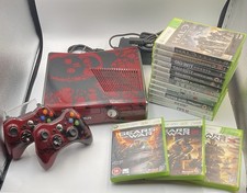 Xbox 360 Limited Edition Gears of War Console Bundle 2 Controllers 15 Games VGC