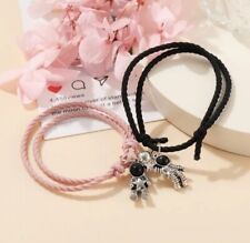 2pcs Magnet Couple Star Astronaut Bracelet Friendship Fashion Jewelry Wear Gift