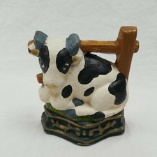 Vintage cow door - stop, cast