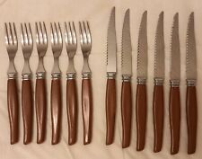 Set of 6 Steak Knives & 6 Steak Forks (12pcs) Cutlery