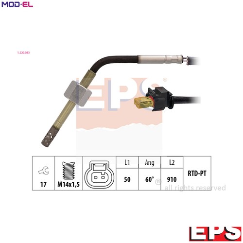Sensor exhaust gas temperature - exhaust,