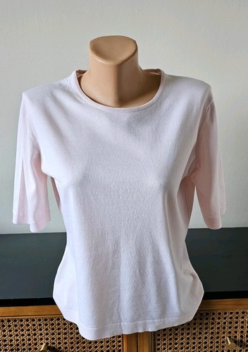 Jaeger pure cotton pink - pink, knit