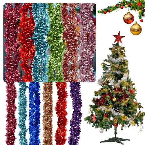 Tinsel christmas tree - tinsel,