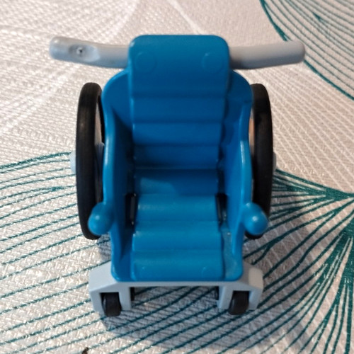 Playmobil blue wheelchair