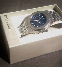 River Island Mens Silver and