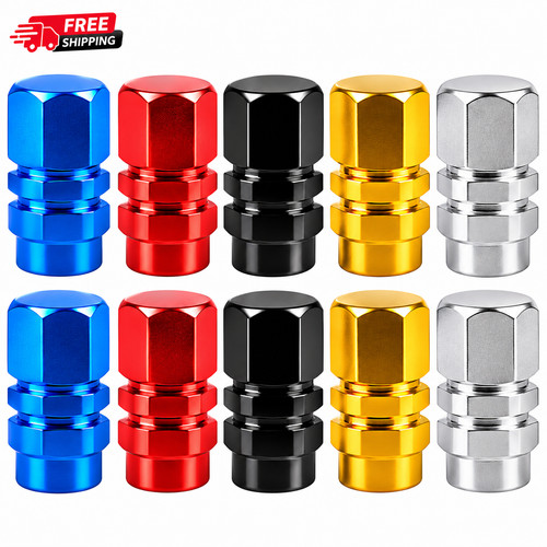 Alloy tyre valve dust - alloy,
