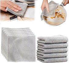 10 Multifunctional Non-Scratch Wire Dishcloth Wire Dishwashing Rag Wet Dry Clean