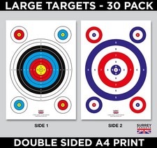 Large A4 Bullseye Air Rifle
