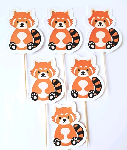 Animal cupcake toppers - , x6