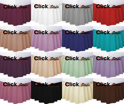 Luxury polycotton base valance - polycotton,