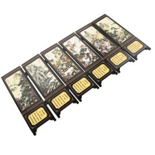 Small Folding Screen Chinese Folding Screen Desktop Room Divider for Desktop