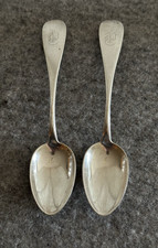 COIN SILVER Spoons 7