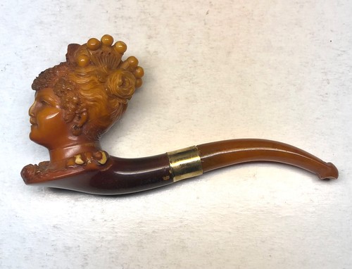 Antique meerschaum pipe - antique,