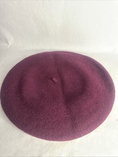 Vtg Basque Beret Women Purple