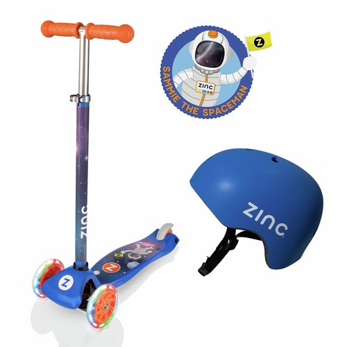Zinc wheel scooter - 3, helmet