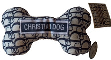 Christian Dog Toy Plush Bone