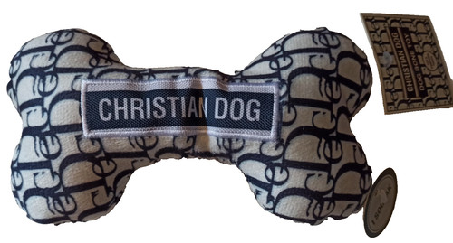 Christian dog toy - dog, bone