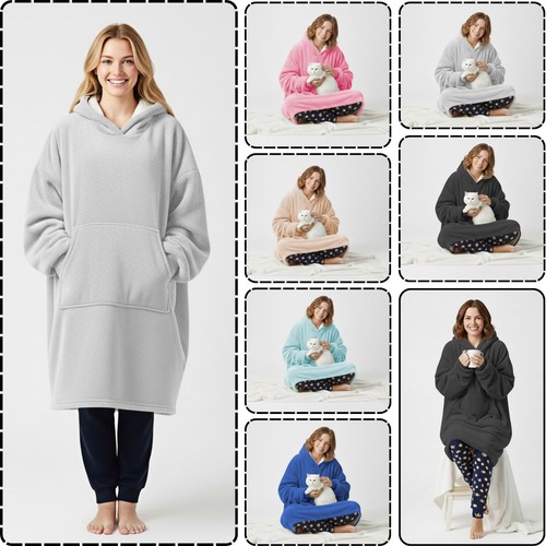 Hoodie blanket oversized - blanket,