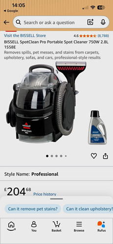 Bissell spotclean pro portable - bissell,